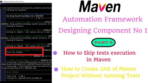 maven build package does not want to build test|maven skip test case.